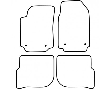 Car mats suitable for Audi 100 1991-1994 / A6 1994-1997, Image 2