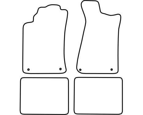 Car mats suitable for Audi 80/90 1984-1995, Image 2