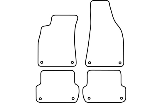 Car mats suitable for Audi A4 2001-2004, Image 2