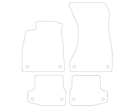 Car mats suitable for Audi A5 Cabrio 2017- 4-piece, Image 2