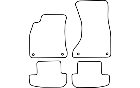 Car mats suitable for Audi A5 Coupe 2007-, Image 2