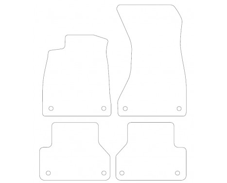 Car mats suitable for Audi A5 +Sportback 2017 - 4-piece, Image 2