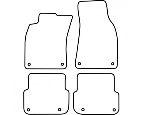 Car mats suitable for Audi A6 2007-2010, Image 2