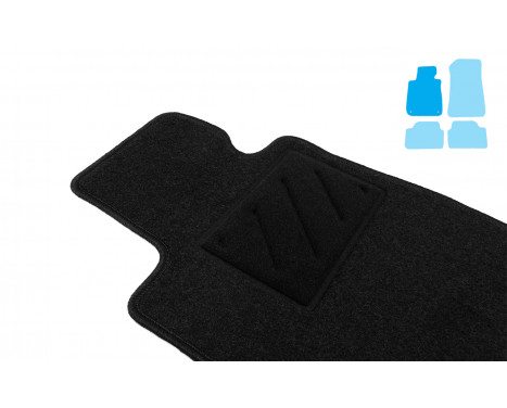 Car mats suitable for BMW 1-Series E87/E88 2004- 4-piece, Image 2