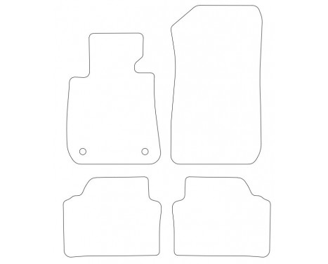 Car mats suitable for BMW 3-Series E90/91 2004-2011 4-piece, Image 2