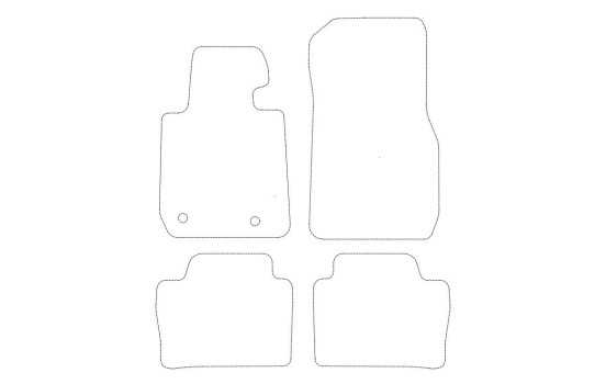 Car mats suitable for BMW 3-Series F30 2012- 4-piece, Image 2