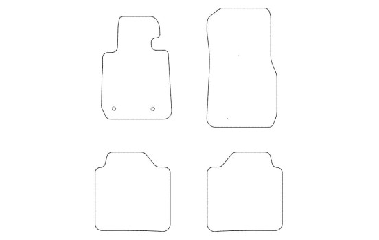 Car mats suitable for BMW 3-Series GT F34 2012- 4-piece, Image 2