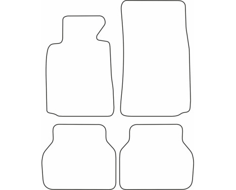 Car mats suitable for BMW 5 series (E39) 1996-2003 (Velours), Image 6