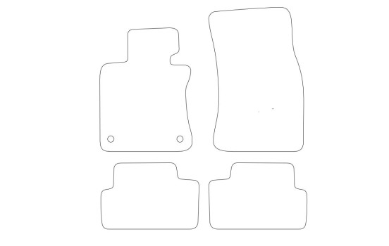 Car mats suitable for BMW 6-Series E64 Convertible 2005- 4-part, Image 2