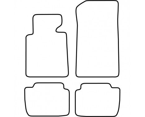 Car mats suitable for BMW 7 series 2001-2008 (velour), Image 6