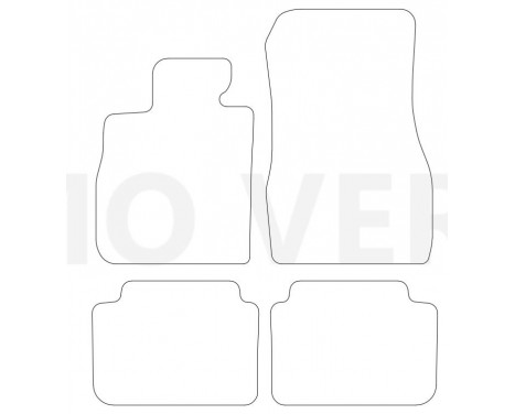 Car mats suitable for BMW 8 Series coupe G15 4-piece, Image 2