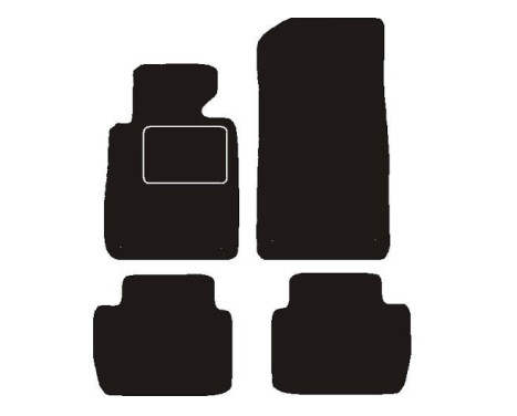 Car mats suitable for BMW E46 (3-series) 2002 - 2007