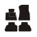 Car mats suitable for BMW G05 X5 + X5 Hybrid 2020 -