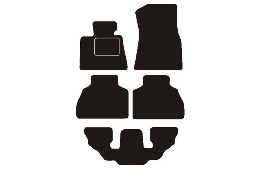 Car mats suitable for BMW G07 (X7) 7-seater 2020 -