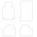Car mats suitable for BMW X1 E84 2009- 4-piece, Thumbnail 2