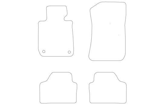 Car mats suitable for BMW X1 E84 2009- 4-piece, Image 2