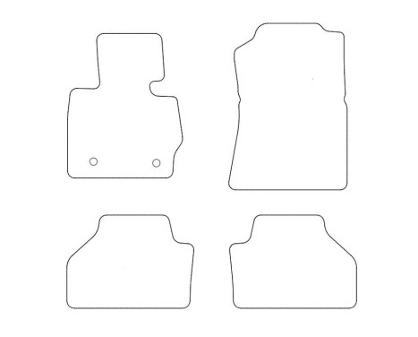 Car mats suitable for BMW X3 F25 2010- 4-piece, Image 2