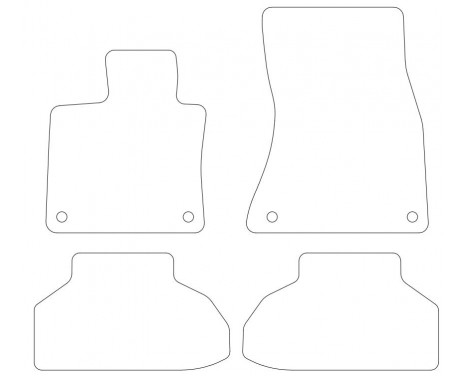 Car mats suitable for BMW X6 F16 2016- - 4-piece, Image 2