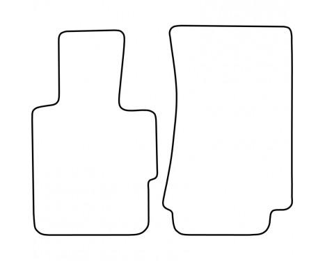 Car mats suitable for BMW Z3 1996-2003 2-piece, Image 2