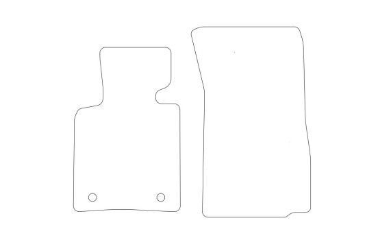 Car mats suitable for BMW Z4 E85/E86 2003-2008 2-piece, Image 2
