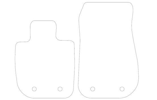 Car mats suitable for BMW Z4 Roadster G29 2018- 2-piece, Image 2