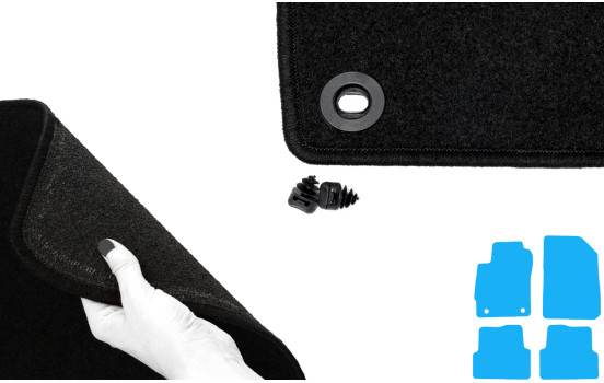 Car mats suitable for Chevrolet Aveo 2011- 4-piece, Image 4