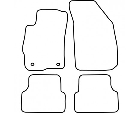 Car mats suitable for Chevrolet Aveo from 2011, Image 2
