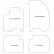 Car mats suitable for Chevrolet Aveo / Kalos 2003-2010 4-de, Thumbnail 2