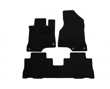 Car mats suitable for Chevrolet Captiva 2006- 3-piece