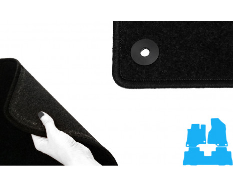 Car mats suitable for Chevrolet Captiva 2006- 3-piece, Image 5