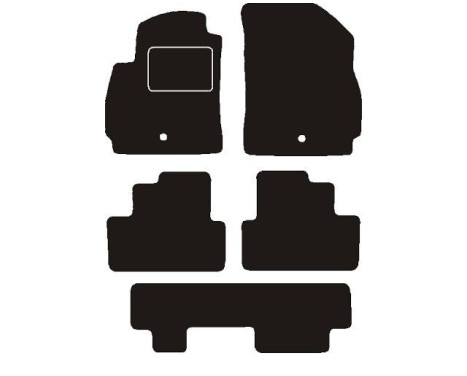 Car mats suitable for Chevrolet Orlando 7 persons 2011 -