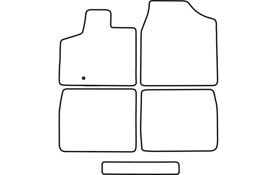 Car mats suitable for Chrysler Grand Voyager 2009-