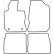 Car mats suitable for Chrysler PT Cruiser 2000-2010, Thumbnail 3