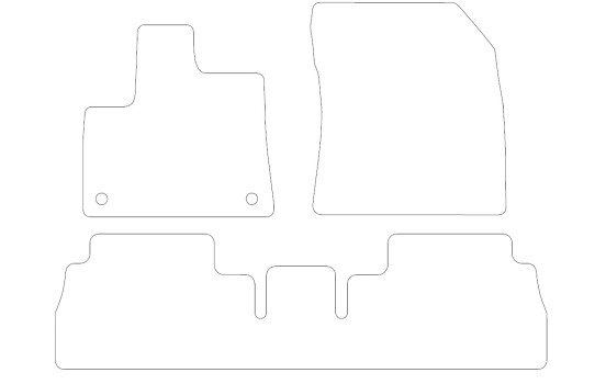Car mats suitable for Citroen Berlingo 2019- 3-piece, Image 2