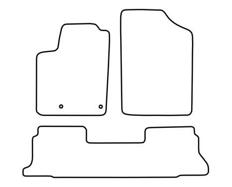 Car mats suitable for Citroën Berlingo Multispace 2005-2008, Image 2