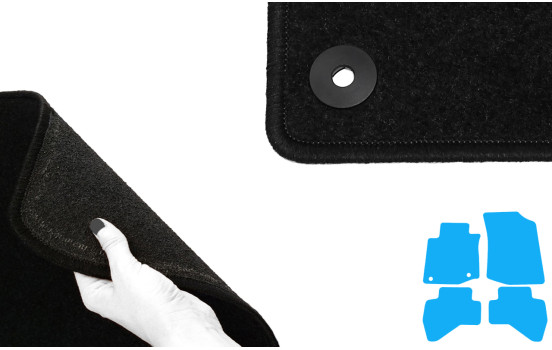 Car mats suitable for Citroen C1 2010-2013 4-piece, Image 5