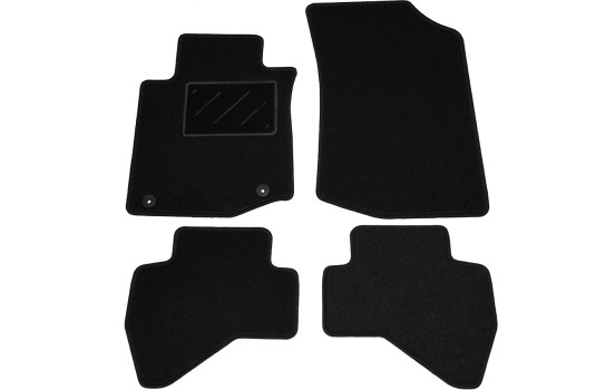 Car mats suitable for Citroen C1 2010-2013 4-piece