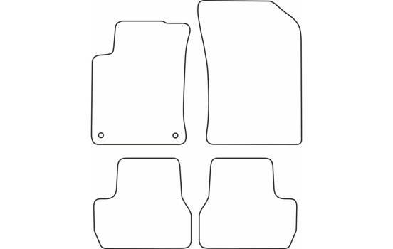 Car mats suitable for Citroen C3 2010-, Image 3
