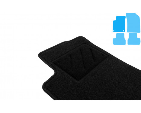 Car mats suitable for Citroen C3 / DS3 2010- 4-piece, Image 2