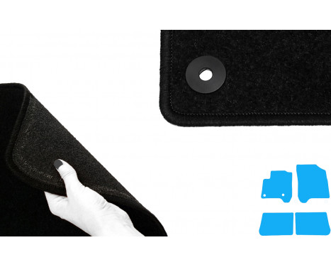 Car mats suitable for Citroen C3 Picasso 2009- 4-piece, Image 4