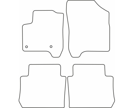 Car mats suitable for Citroen C3 Picasso 2009-, Image 3