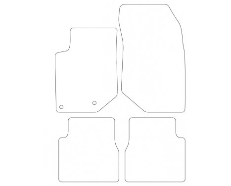 Car mats suitable for Citroën C4 2021 - 4-piece, Image 2