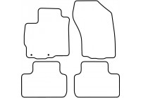 Car mats suitable for Citroen C4 Aircross 2012-