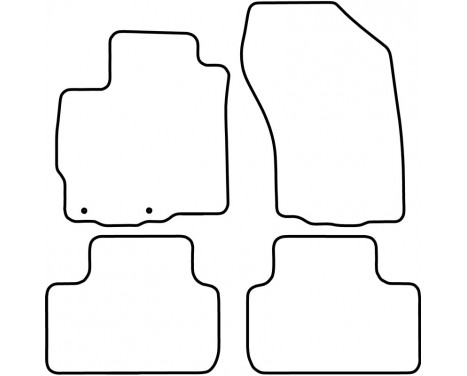 Car mats suitable for Citroen C4 Aircross 2012-