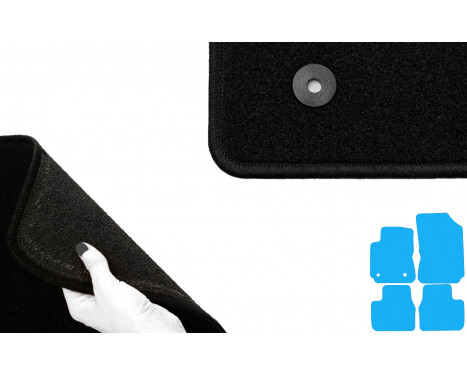 Car mats suitable for Citroen C4 Cactus 2014- 4-piece, Image 4