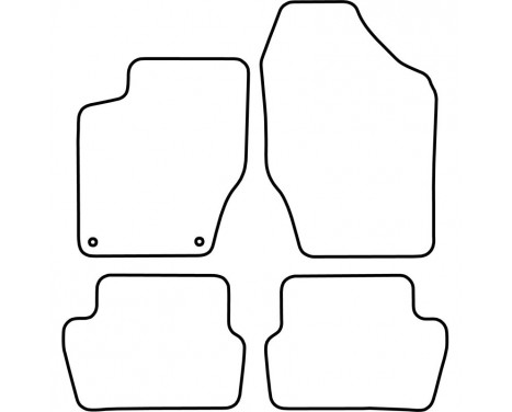 Car mats suitable for Citroën C4 Picasso 2013- (5 persons), Image 2