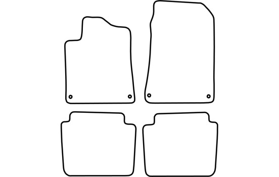Car mats suitable for Citroen C6 2006-2013, Image 2