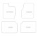 Car mats suitable for Citroen DS 1955-1975 4-piece, Thumbnail 2
