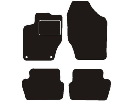 Car mats suitable for Citroen DS4 Crossback 2016 -