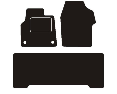 Car mats suitable for Citroen Jumpy double cab 2018 -